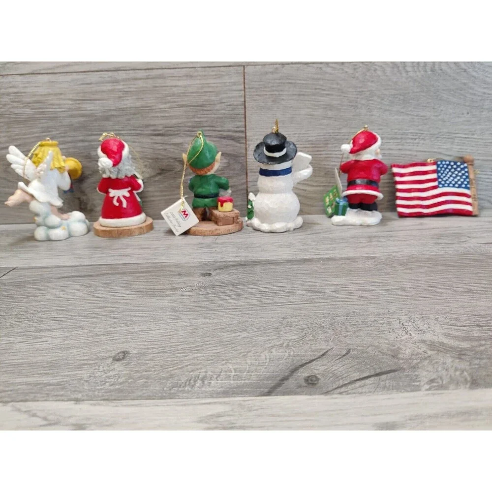 Marathon Gas Christmas Ornaments 2003 Complete Series 3 Set of 6